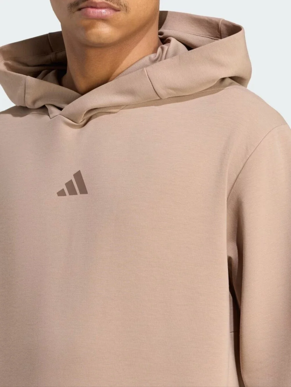 adidas D4T Stretch Hoodie ~ Chalky Brown JX0675 | Men's: L *NWT